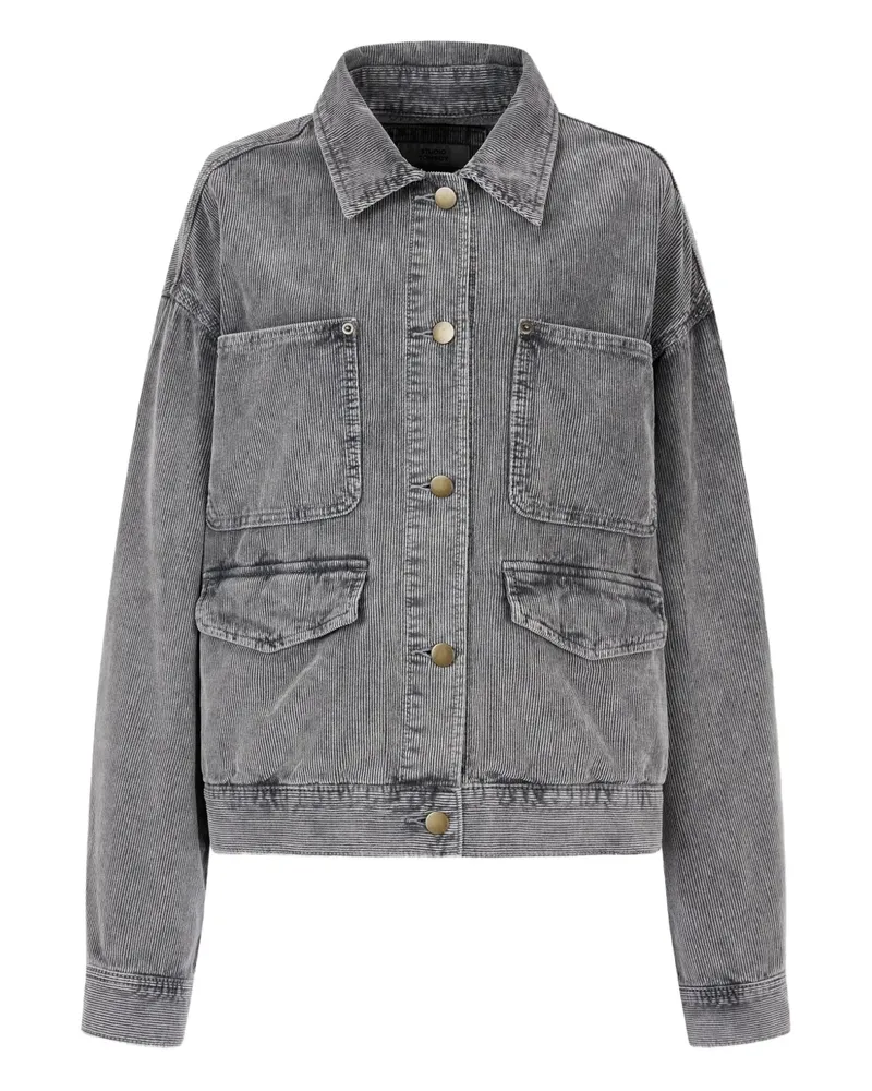 STUDIO TOMBOY Trucker-Jacke aus Cord - Grau Grau