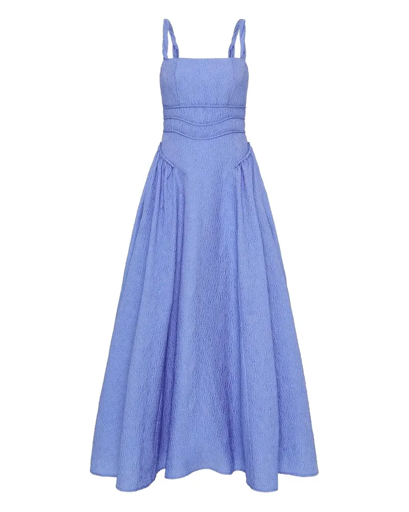 Rachel Gilbert Strukturiertes Sophia Kleid - Blau Blau