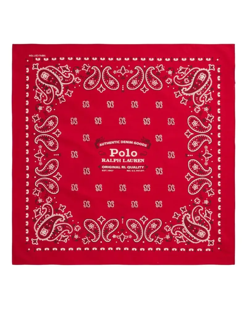 Ralph Lauren cotton scarf - Rot Rot
