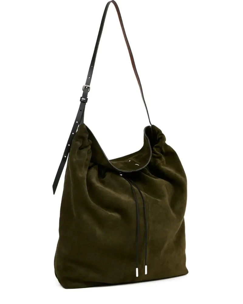 Maison Margiela Schultertasche mit Kordelzug - Grün Grün
