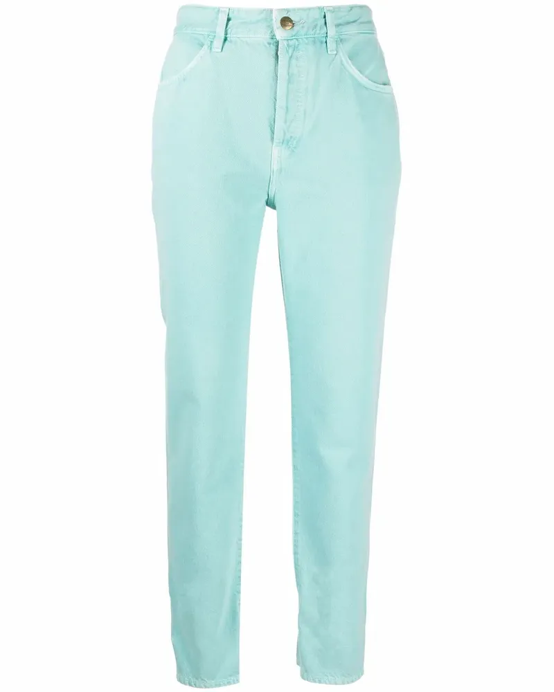 WASHINGTON DEE CEE Gerade Jeans mit Logo-Patch - Blau Blau