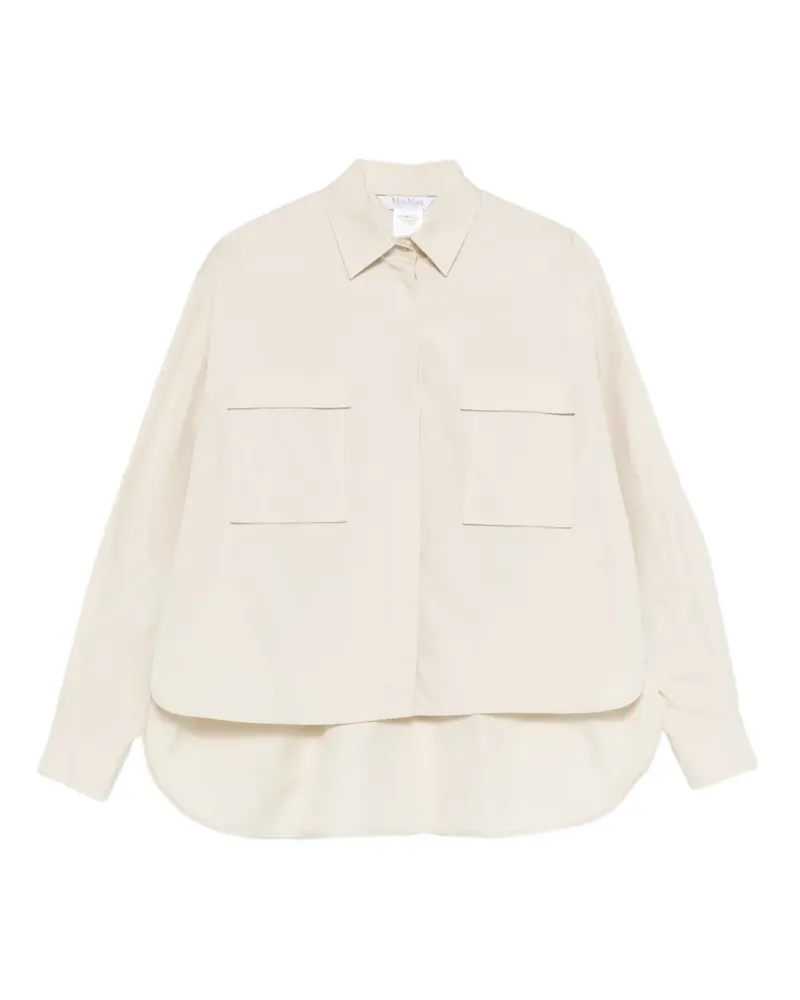Max Mara cargo-pockets shirt - Nude Nude