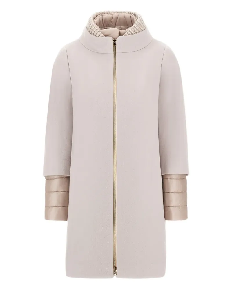 Herno Gefütterte Jacke mit Stehkragen - Nude Nude