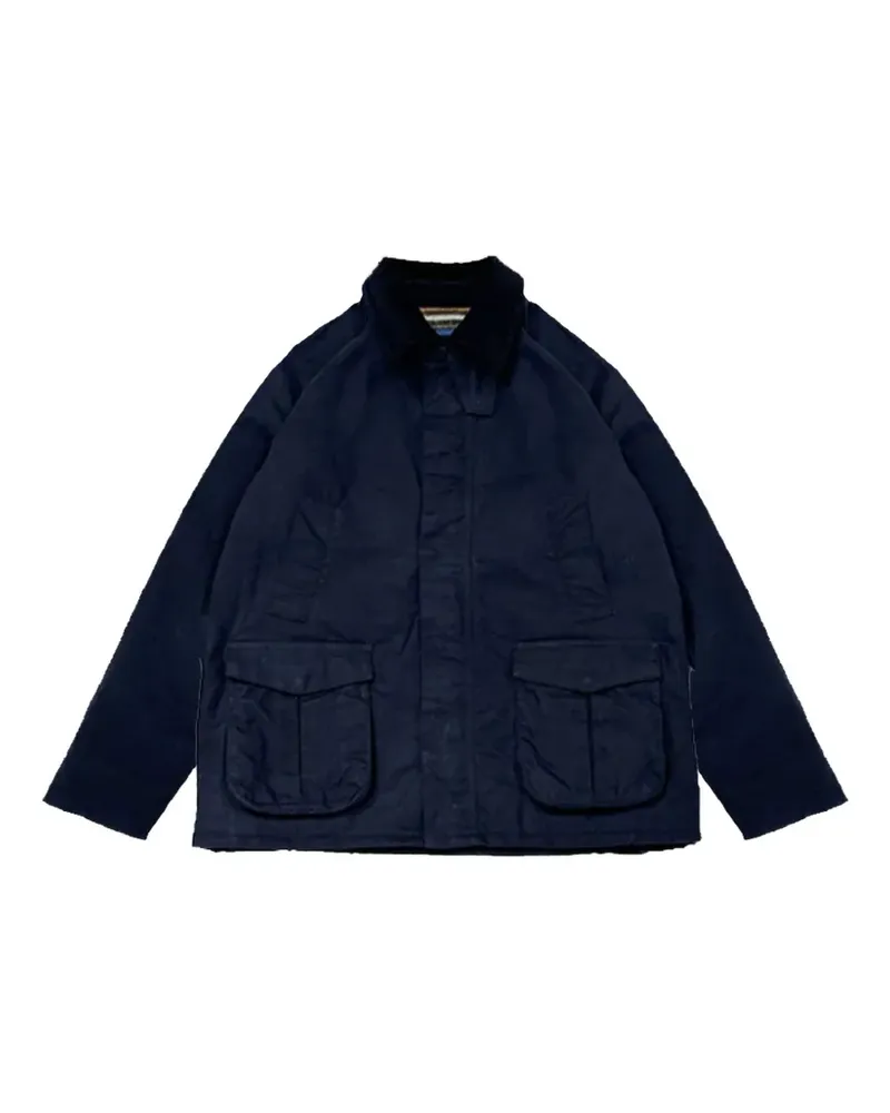 Fortela Bristol corduroy-collar jacket - Blau Blau