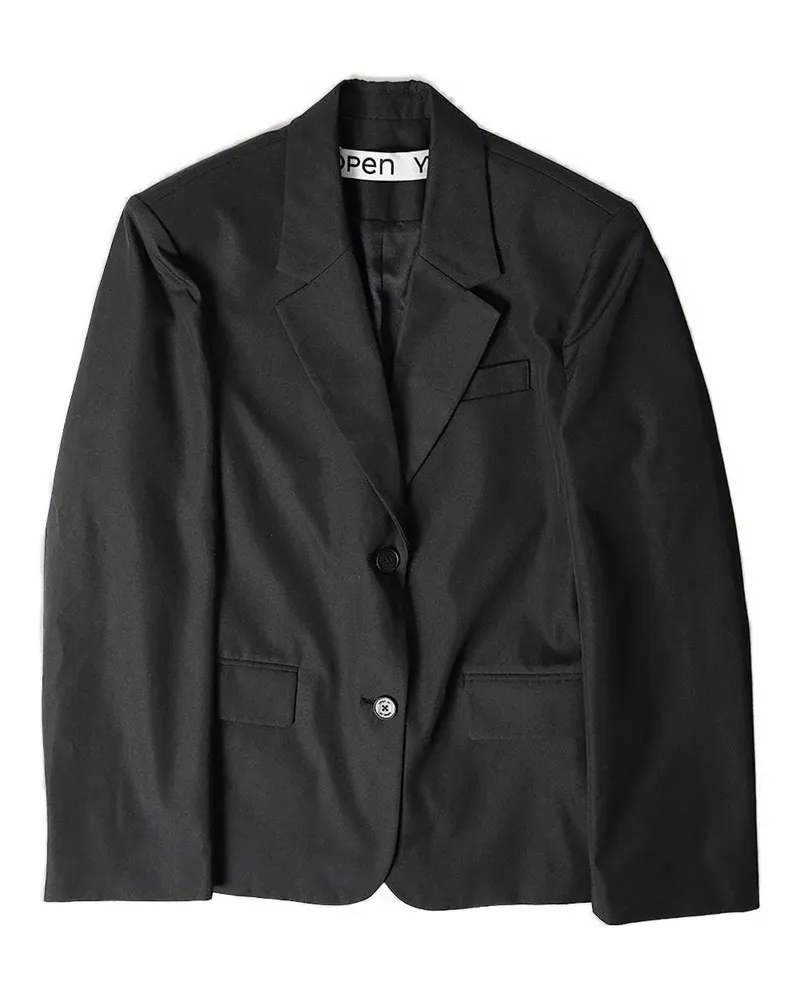 OPEN YY single-breasted blazer - Schwarz Schwarz