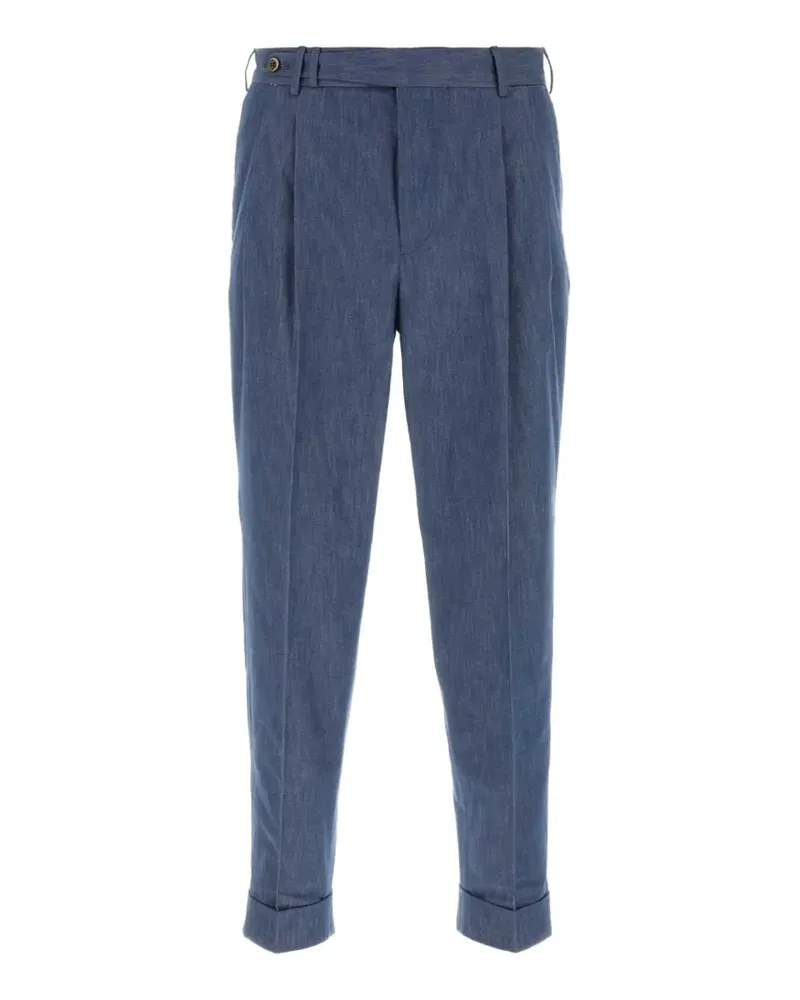PT TORINO Hose mit Umschlag - Blau Blau