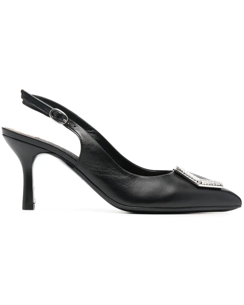 Philipp Plein Slingback-Pumps - Schwarz Schwarz