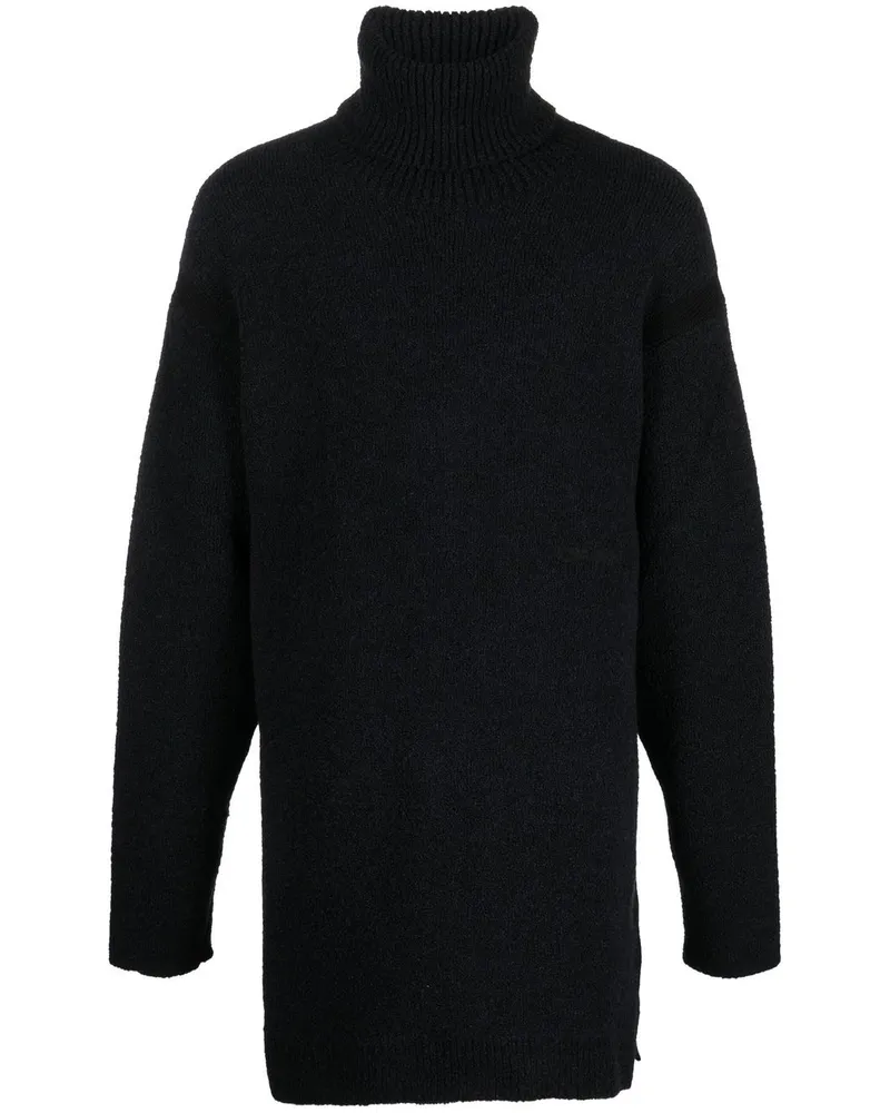OFF-WHITE Rollkragenpullover mit Logo-Prägung - Schwarz Schwarz