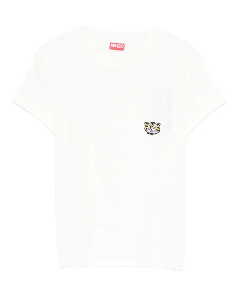 Kenzo Wild Tiger T-shirt - Weiß Weiß