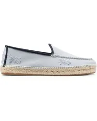 Maison Margiela Bestickte Espadrilles Blau