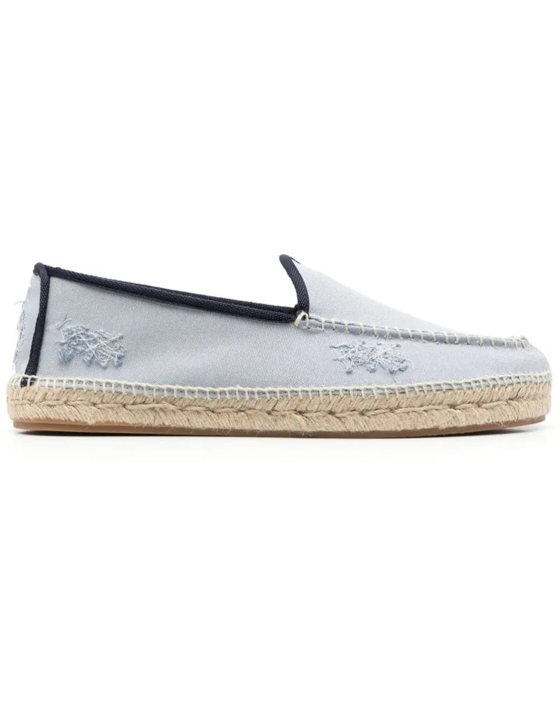 Maison Margiela Bestickte Espadrilles Blau