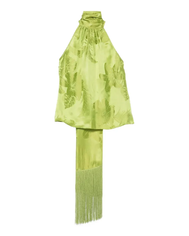Retrofête Martana fringed-tie top - Grün Grün