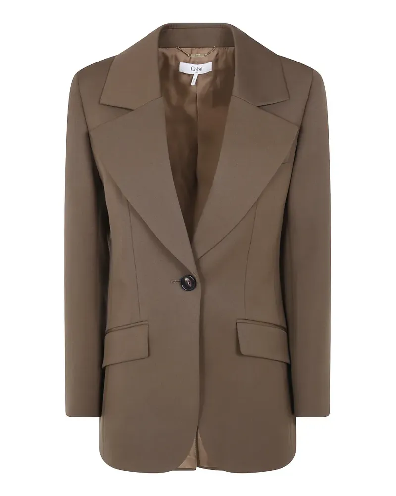 Chloé single-breasted blazer - Braun Braun