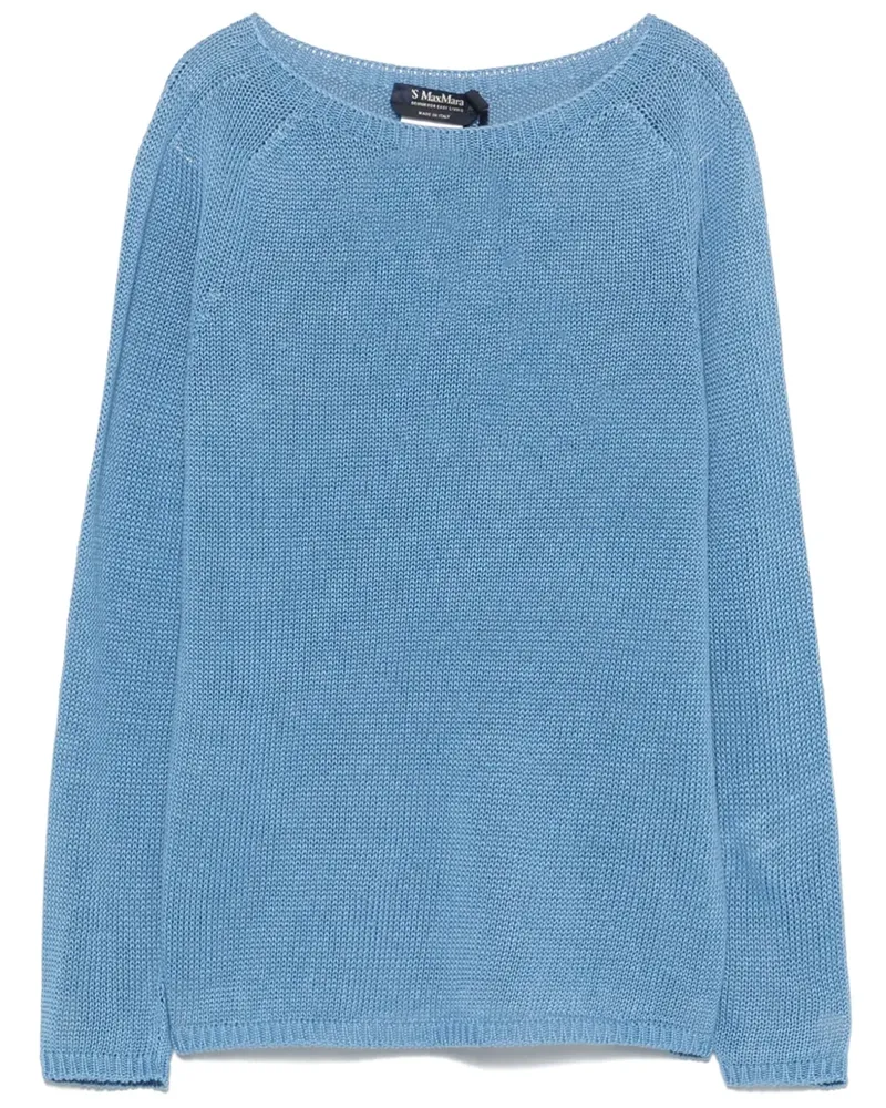 Max Mara Giolino Pullover - Blau Blau