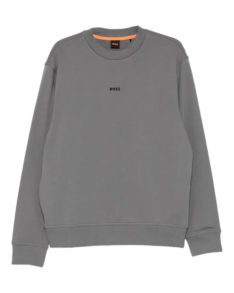 HUGO BOSS logo crew neck sweatshirt - Grau Grau
