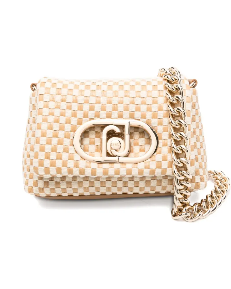 Liu Jo Lapuffy cross body bag - Nude Nude