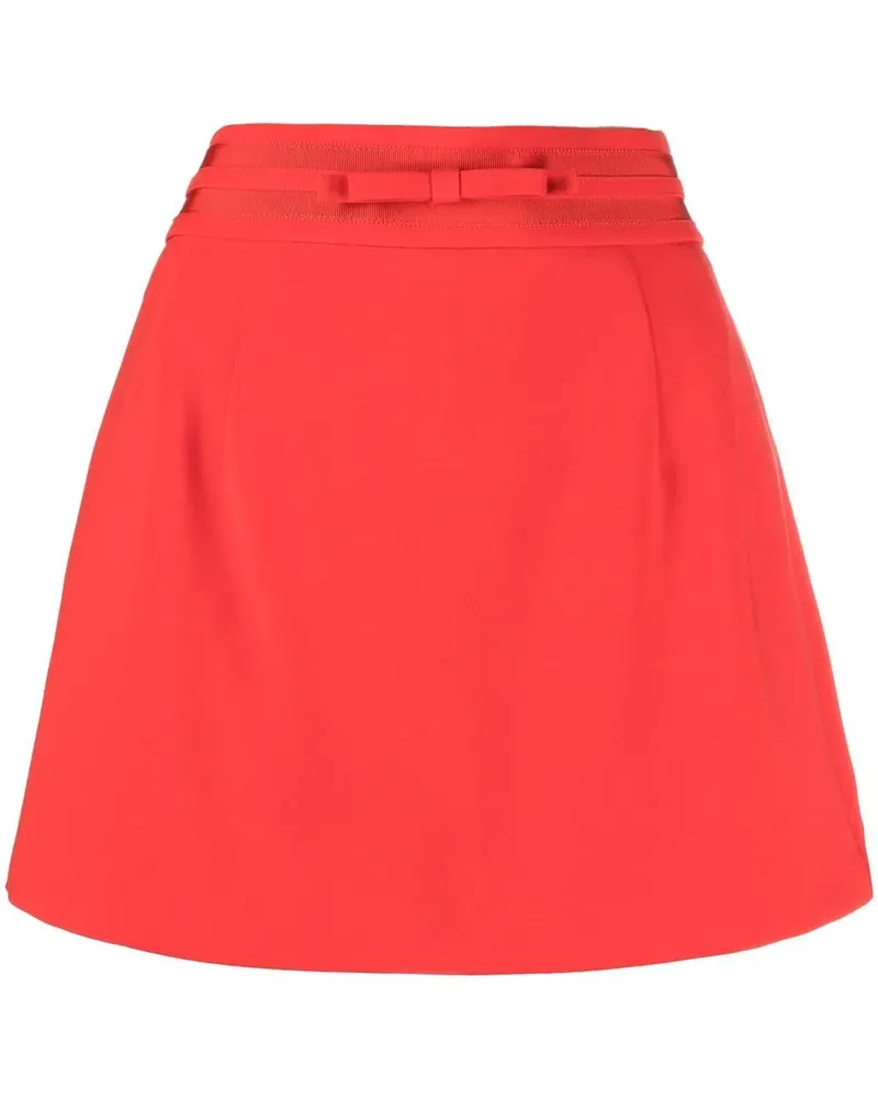 RED Valentino Hoch sitzende Shorts - Rot Rot