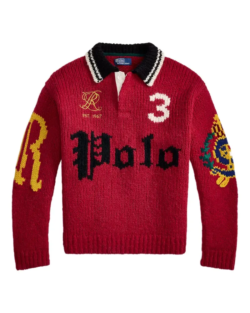 Ralph Lauren Pullover mit lockerem Schnitt - Rot Rot
