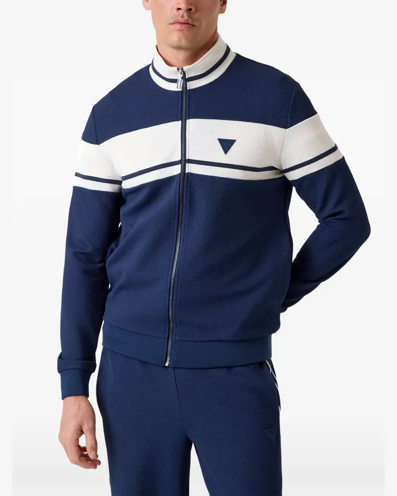 Guess Spiros Jacke mit Reißverschluss - Blau Blau