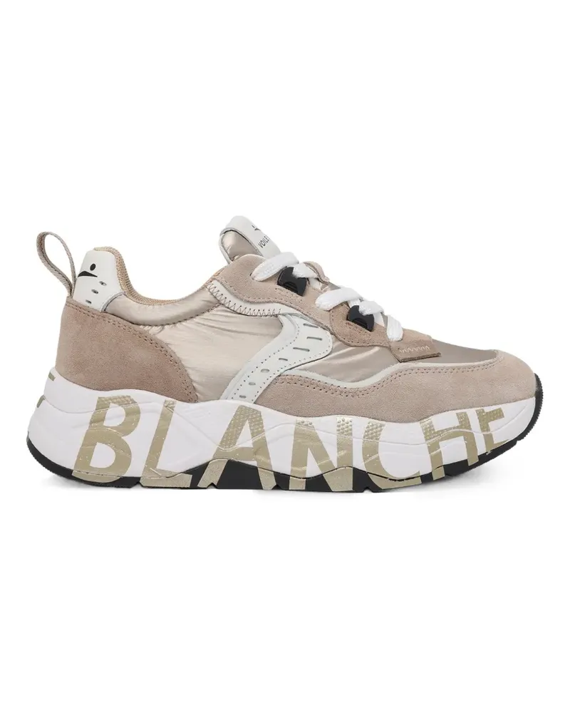 Voile Blanche Sneakers mit Kontrasteinsätzen - Nude Nude