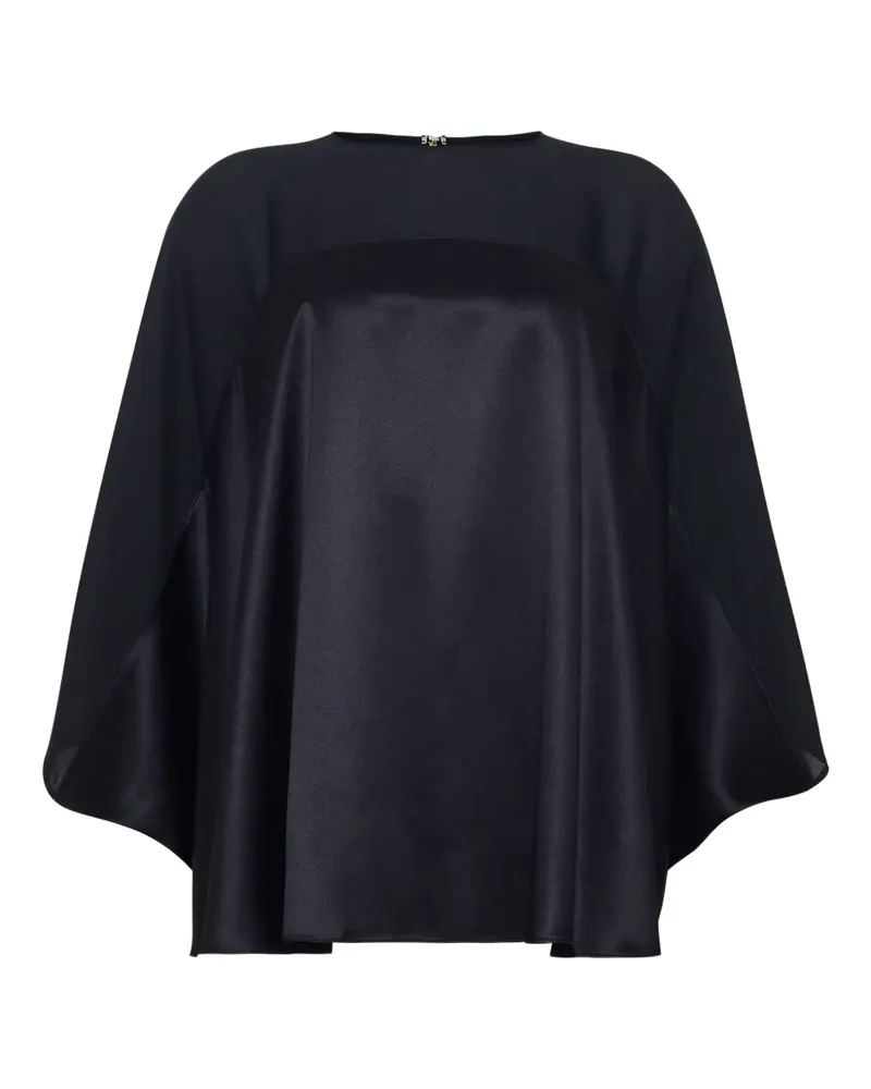 Adam Lippes Apollo Bluse - Schwarz Schwarz