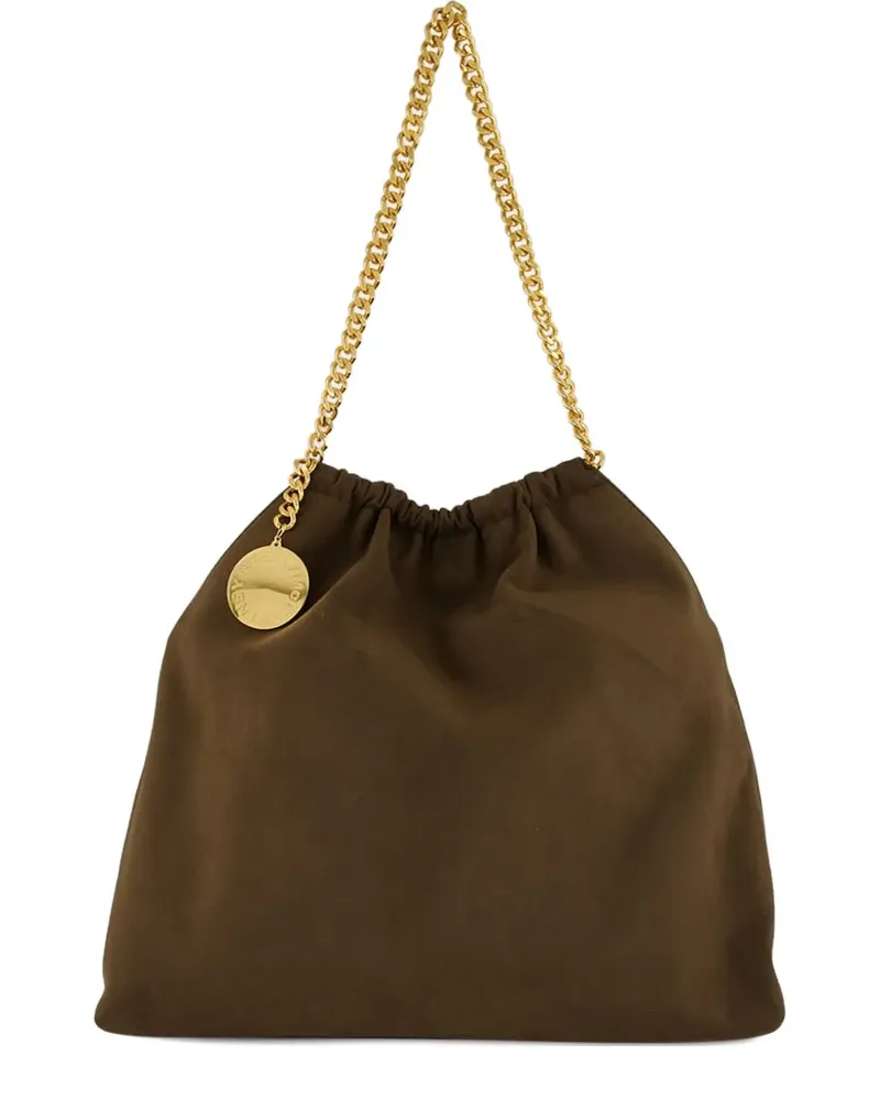 Stella McCartney Mittelgroße Falabella Schultertasche mit Kordelzug - Braun Braun
