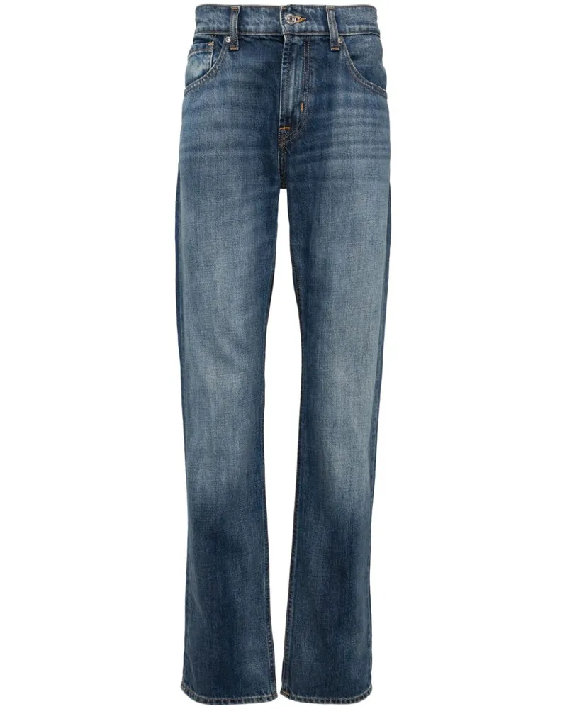 7 for all mankind Jeans mit geradem Bein Blau