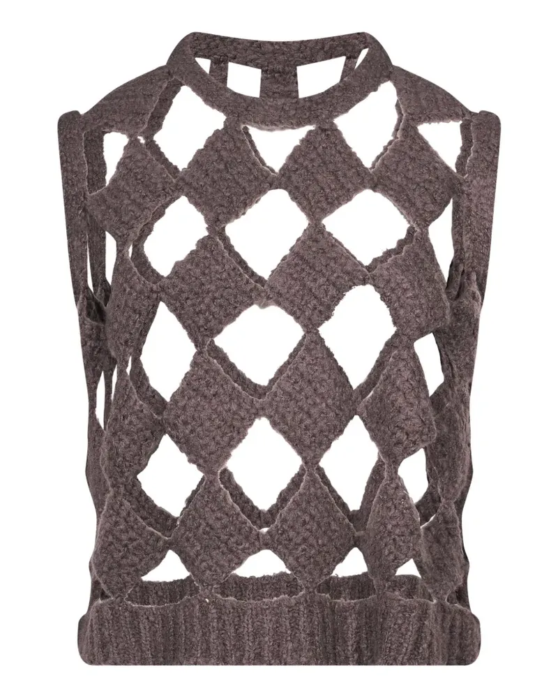 Rick Owens Sarutanya SL T top - Braun Braun