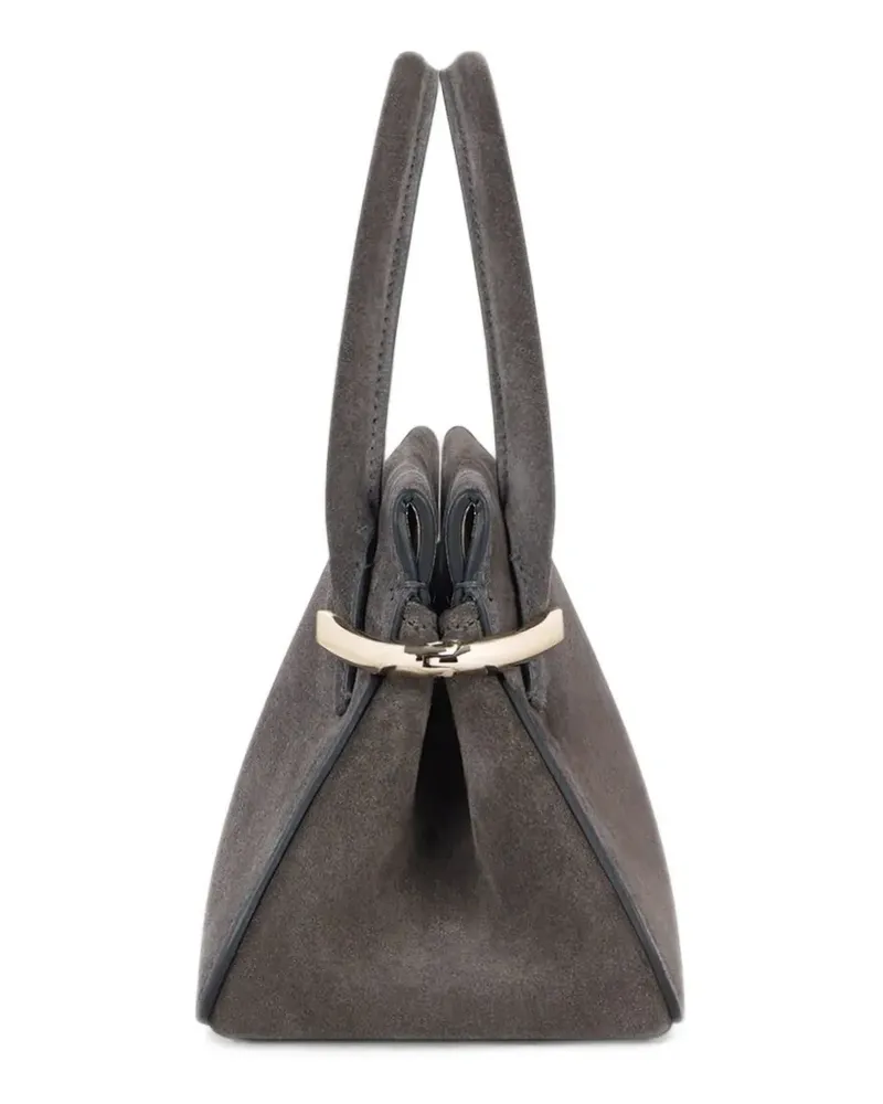 Givenchy Mittelgroße Pinch Tasche aus Leder - Grau Grau