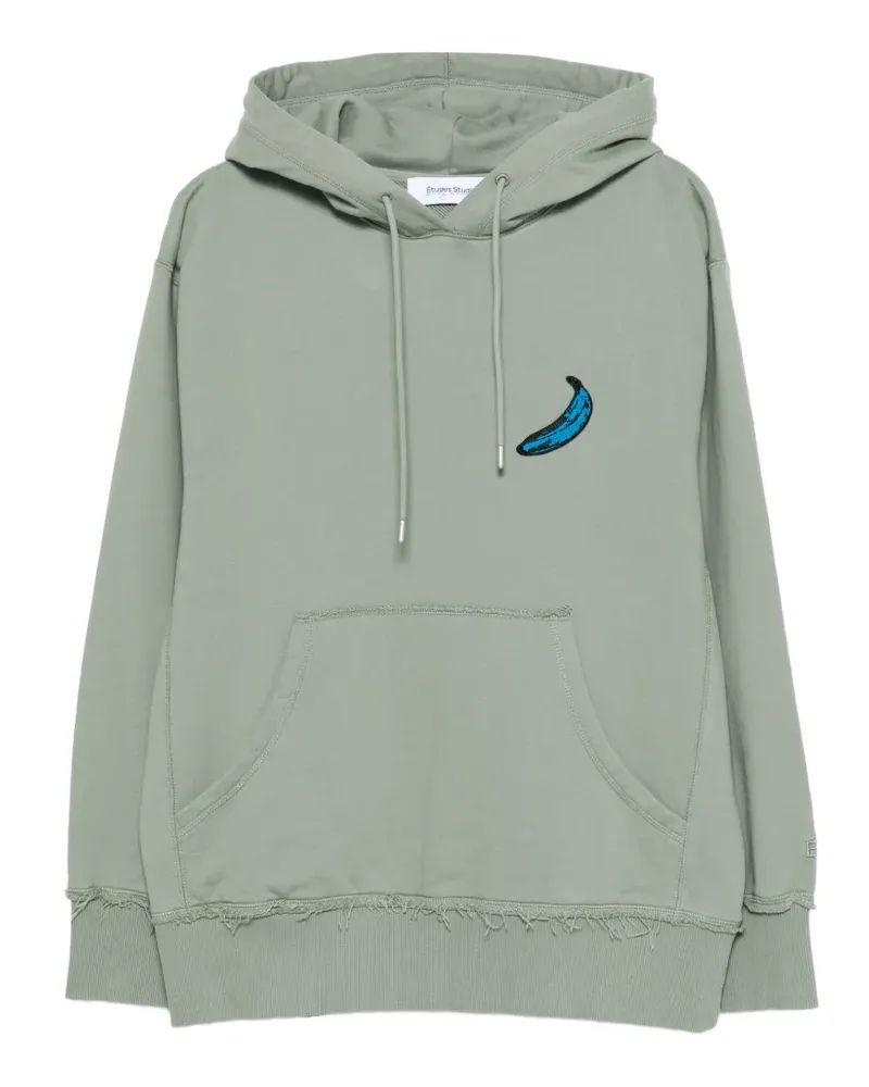 Études Studio x Andy Warhol frayed-detail hoodie - Grün Grün