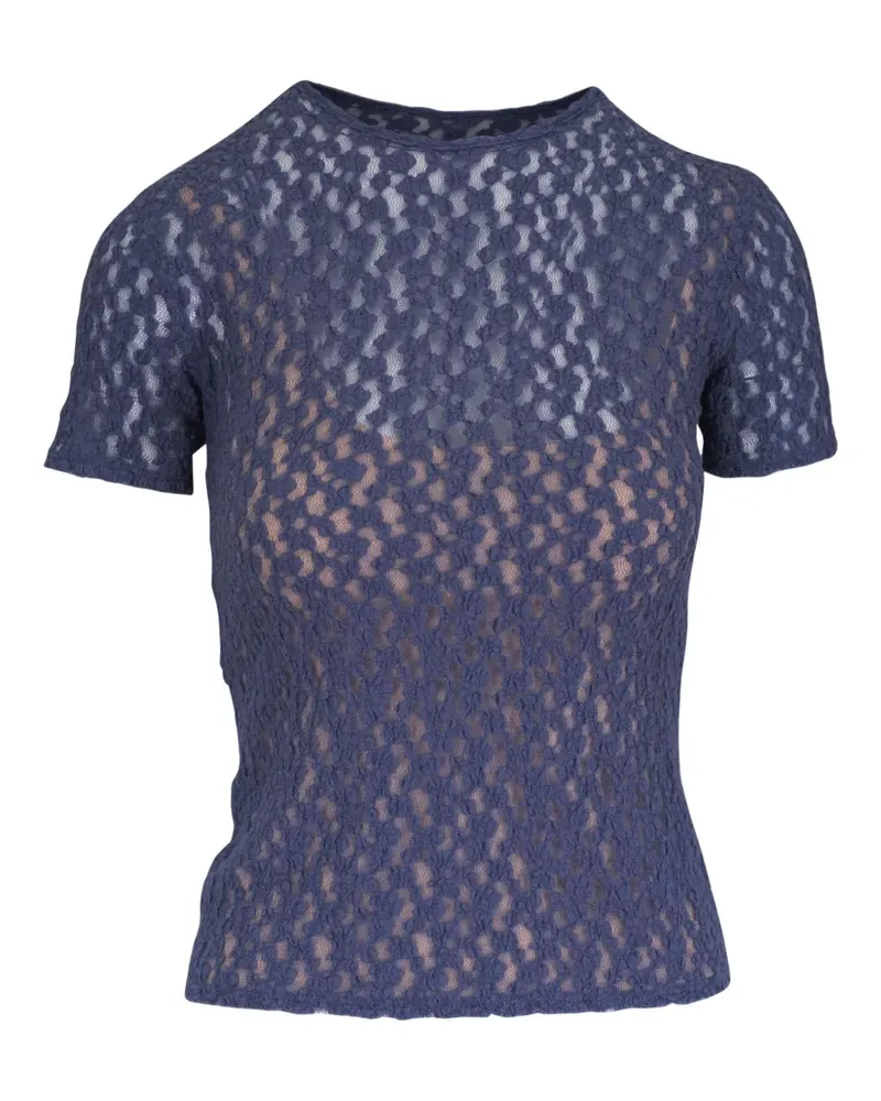 Vince T-Shirt aus Spitze - Blau Blau