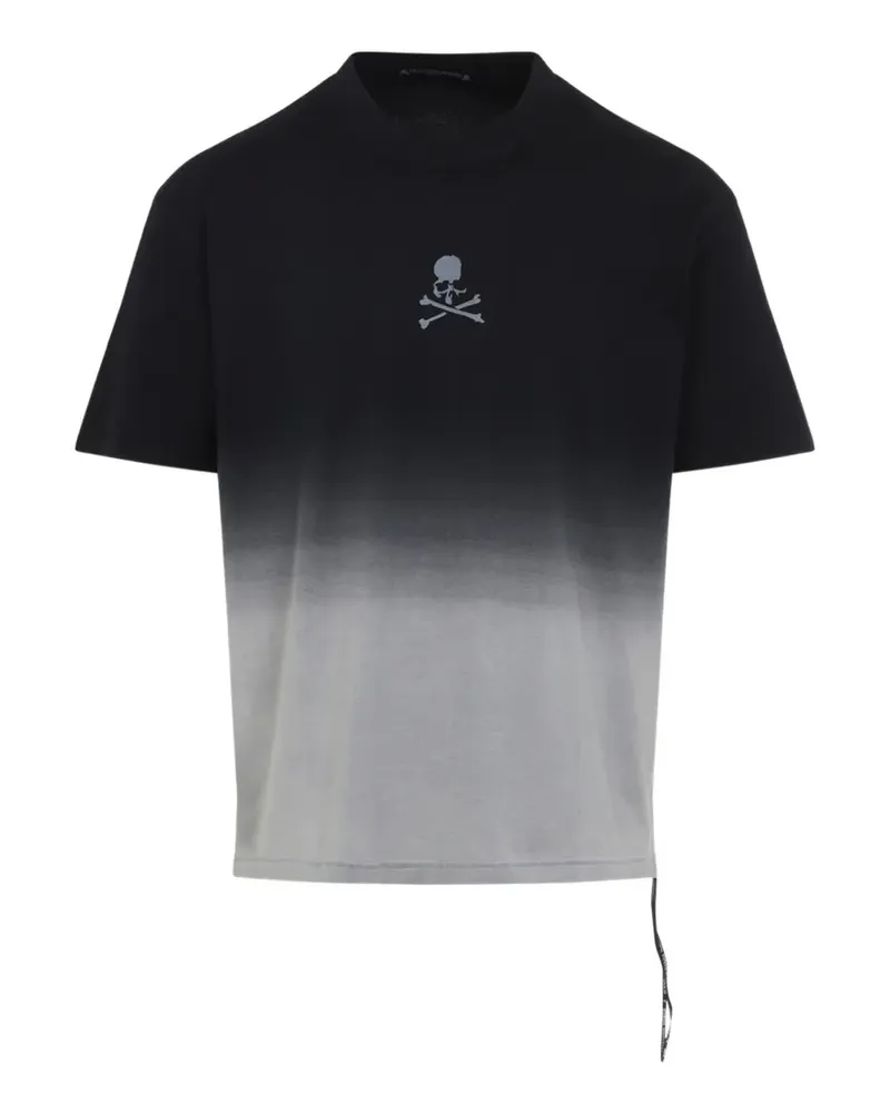 Mastermind World skull-print dipped T-shirt - Schwarz Schwarz