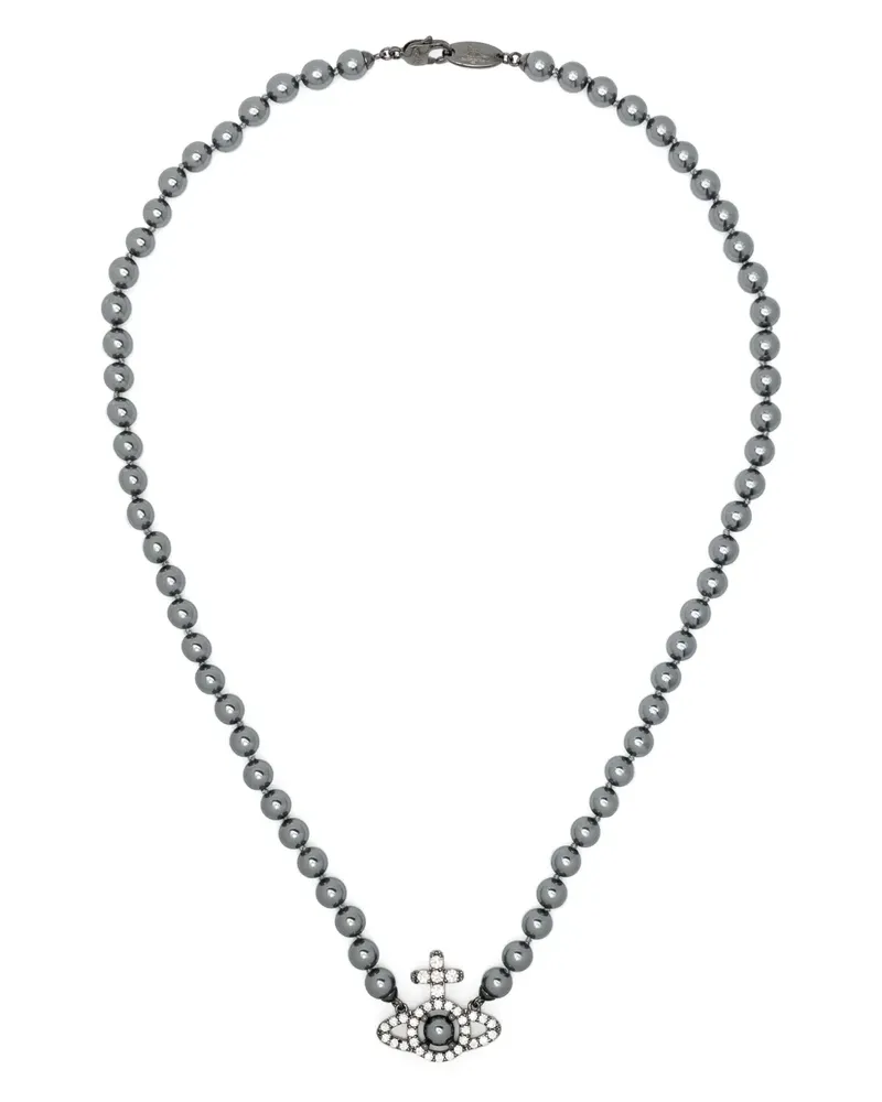 Vivienne Westwood Halskette mit Anhänger - Grau Grau