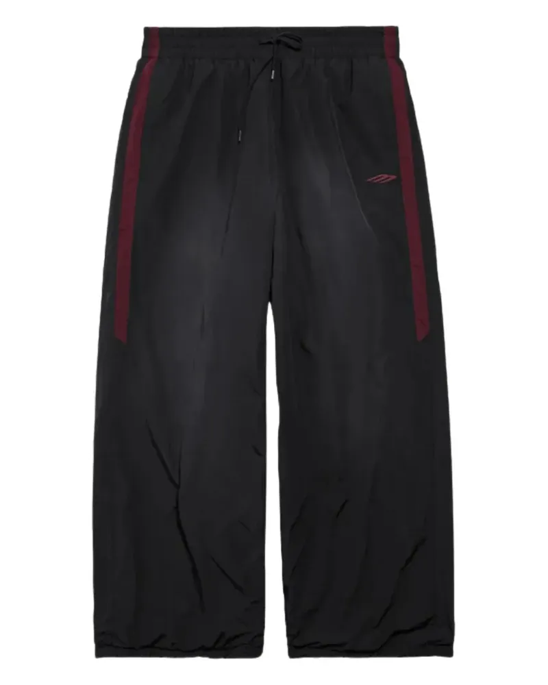 Balenciaga logo track pants - Schwarz Schwarz