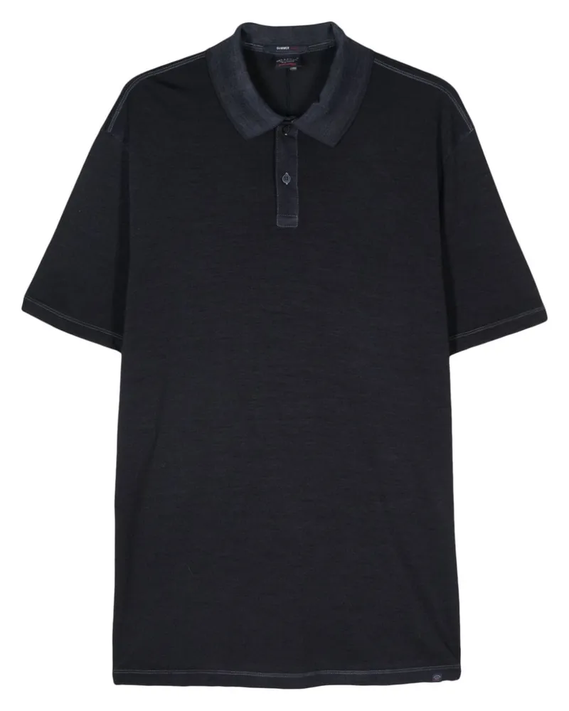 Paul & Shark Poloshirt aus Schurwolle - Blau Blau