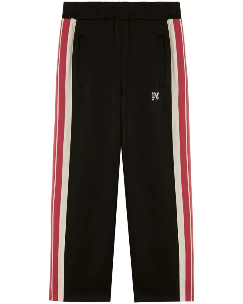 Palm Angels Jogginghose mit Monogramm-Stickerei - Schwarz Schwarz