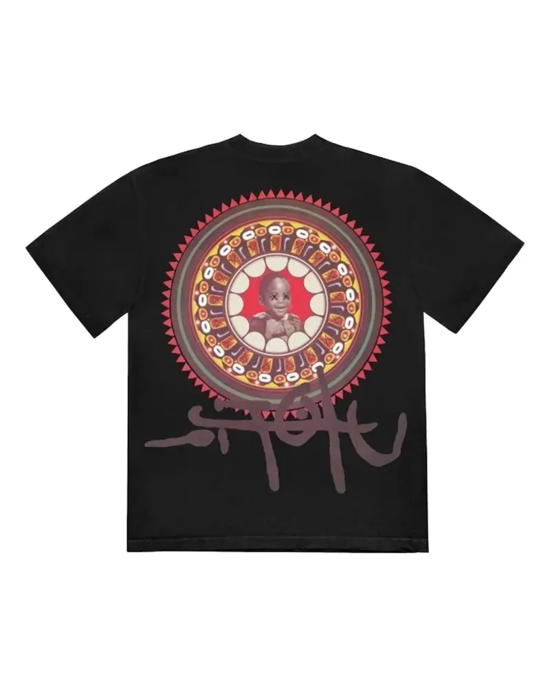 Travis Scott x KAWS Utopia II T-shirt - Schwarz Schwarz