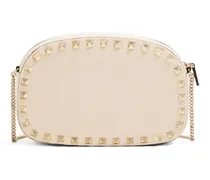 Umhängetasche mit Rockstud-Nieten - Nude