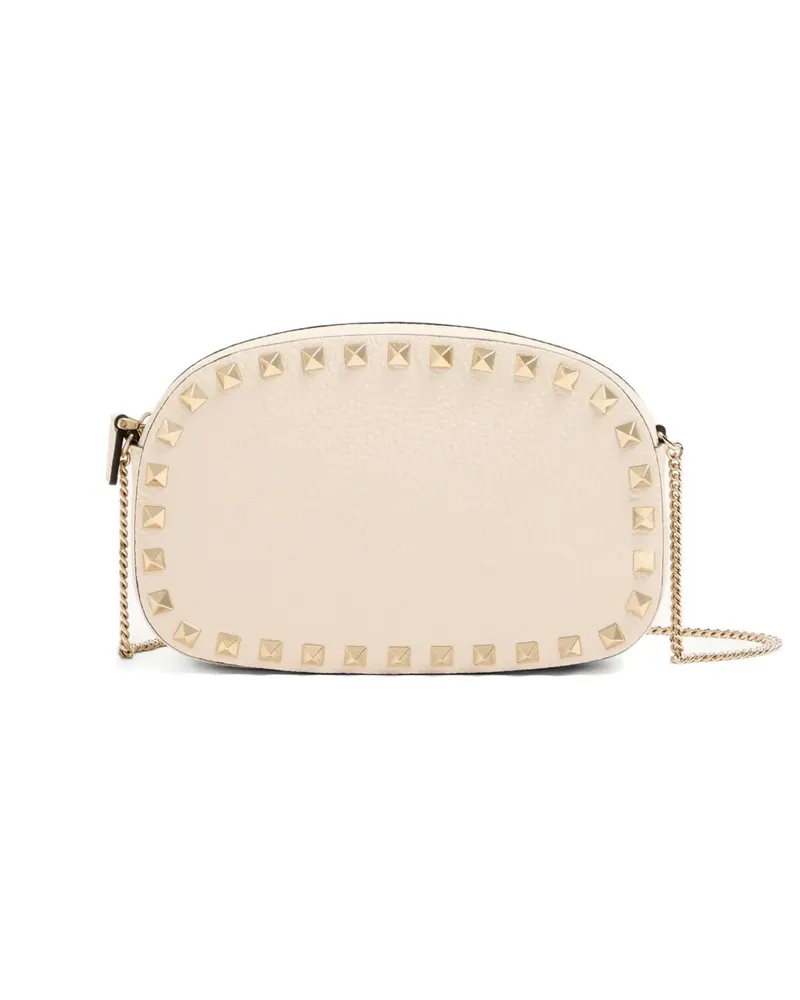 Valentino Garavani Umhängetasche mit Rockstud-Nieten - Nude Nude