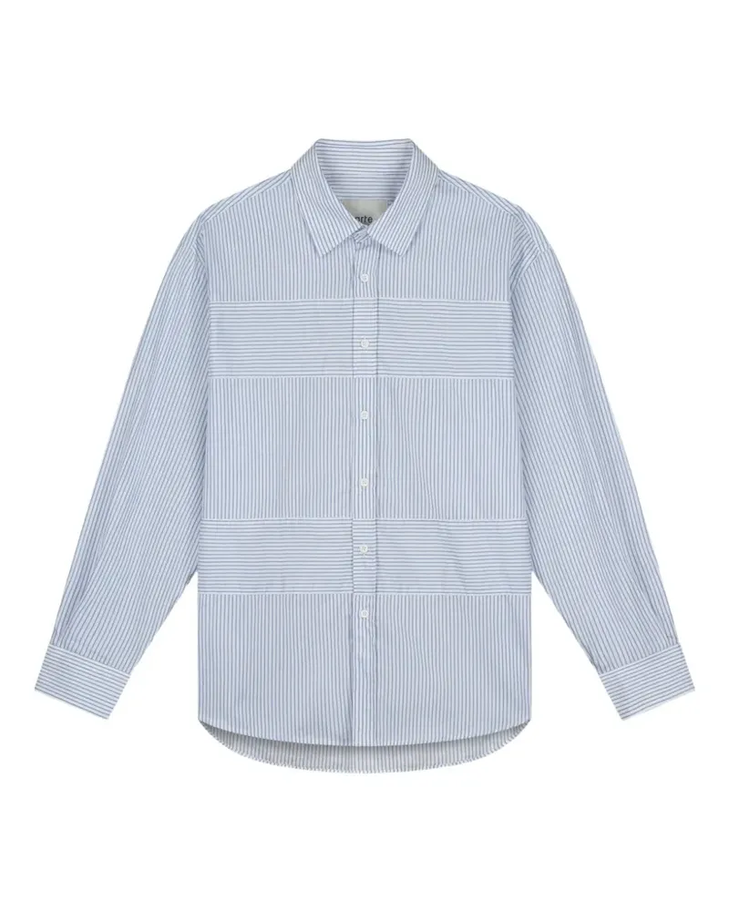 Arte Antwerp Striped Gallery shirt - Blau Blau