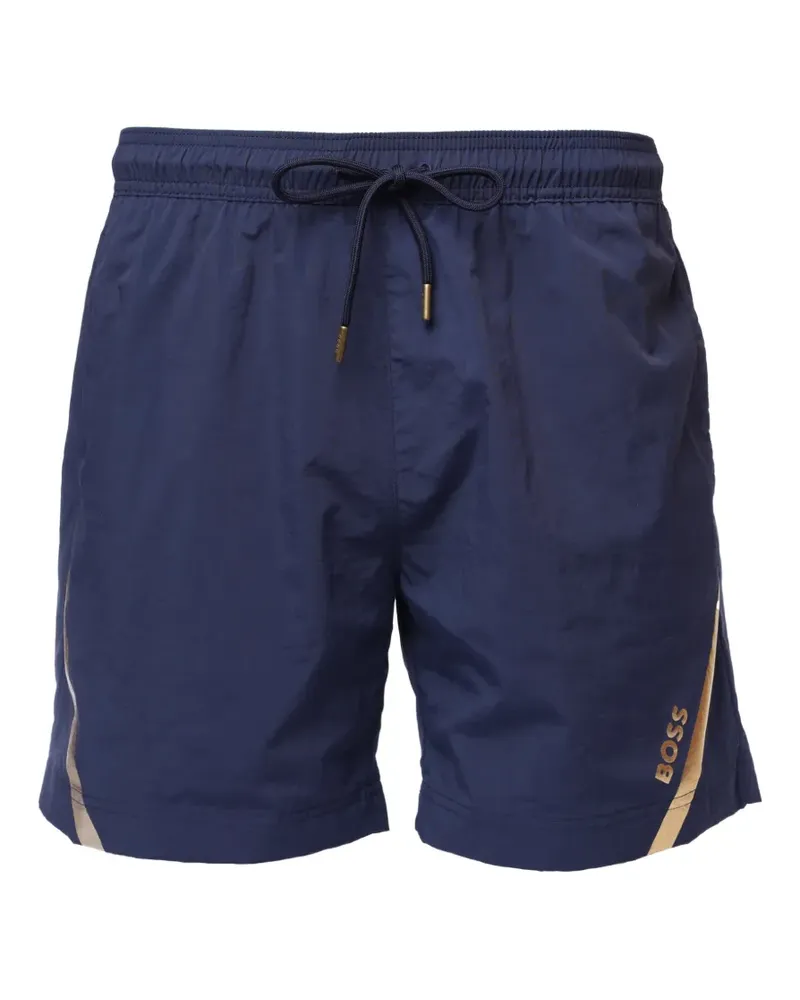 HUGO BOSS Roman Badeshorts - Blau Blau
