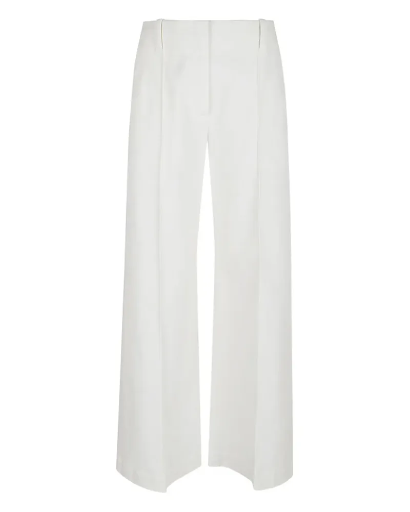 Brunello Cucinelli pressed-crease trousers - Weiß Weiß