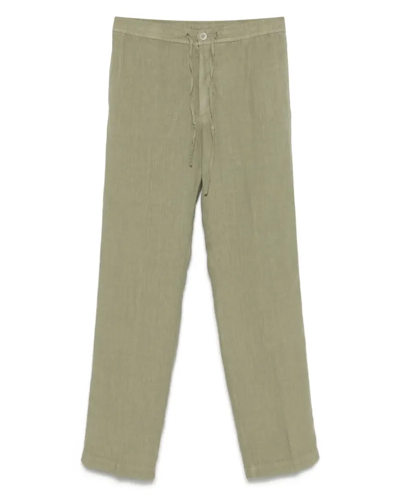 120% Lino Hose aus Leinen - Grün Grün
