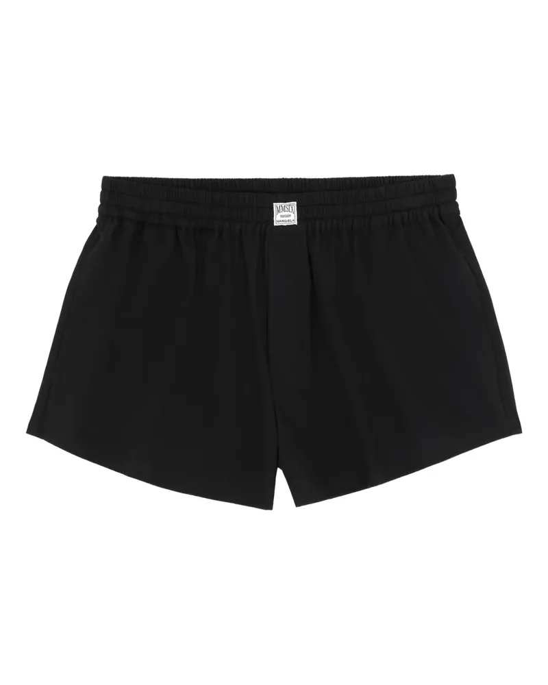 Maison Margiela Shorts mit elastischem Bund - Schwarz Schwarz