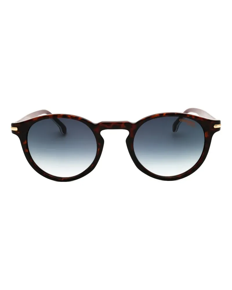 Carrera tortoiseshell-effect round-frame sunglasses - Braun Braun