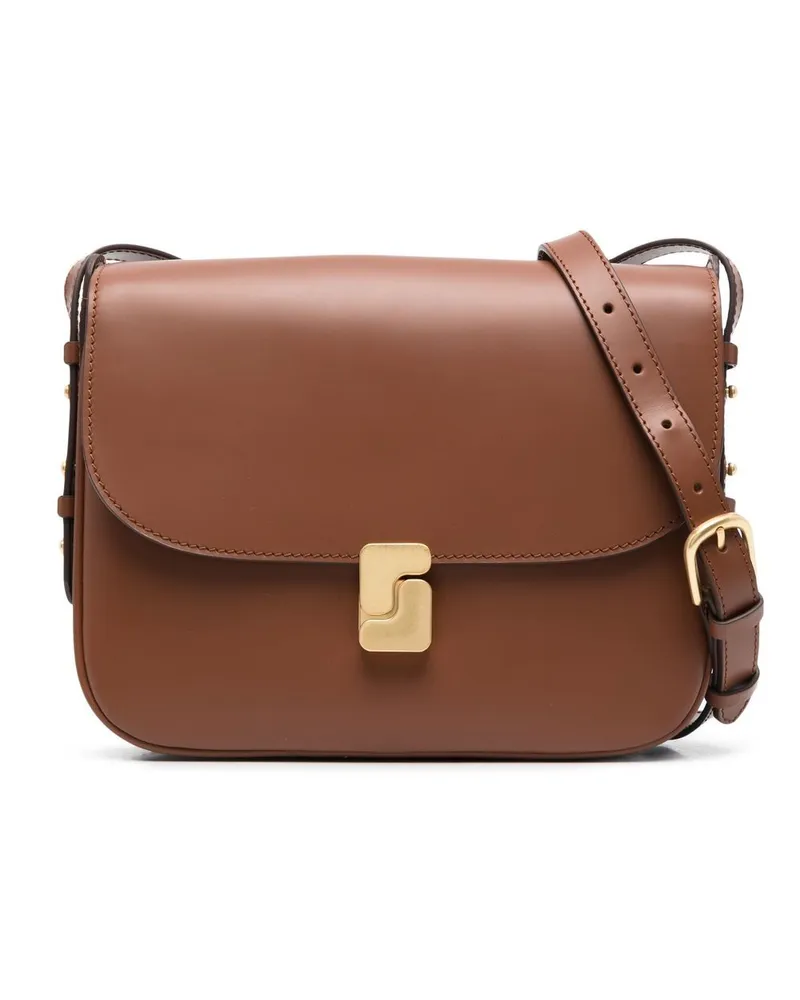 Soeur Klassische Schultertasche - Braun Braun