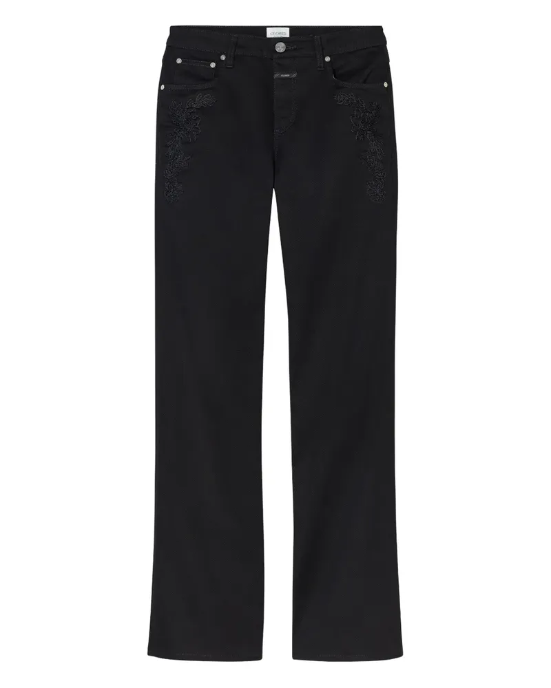 Closed Bestickte Jeans - Schwarz Schwarz