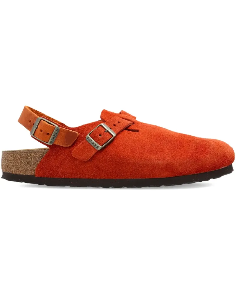 Birkenstock Mules mit Schnallenriemen - Orange Orange