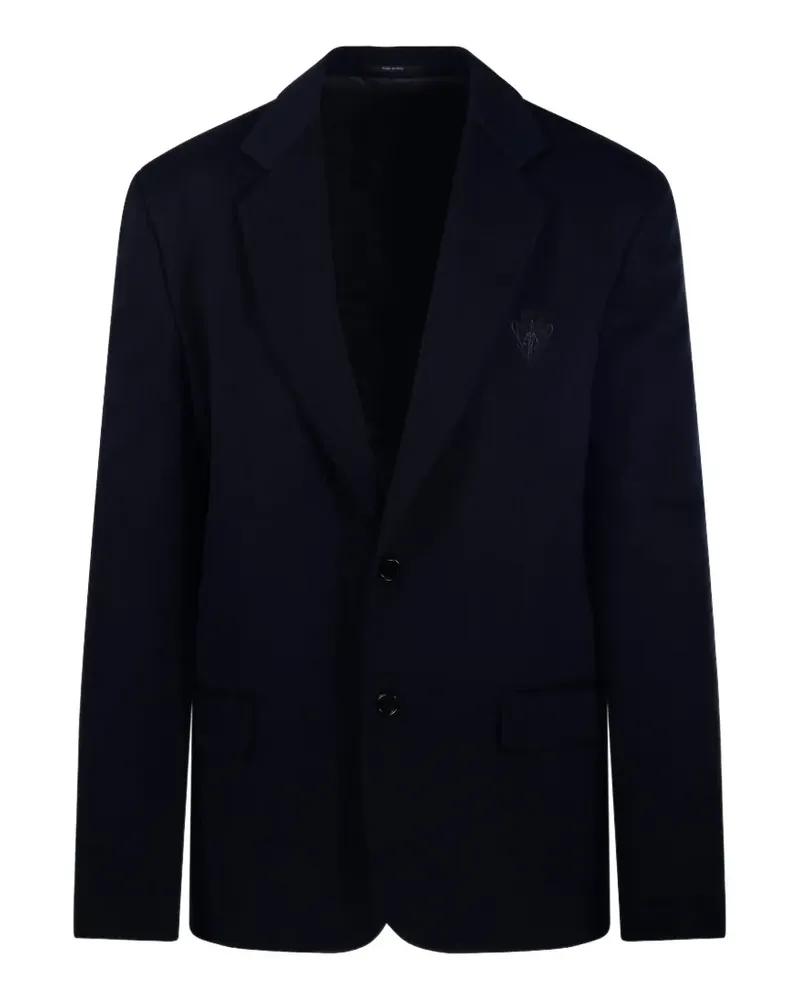 Gucci Sakko mit Logo-Stickerei - Blau Blau