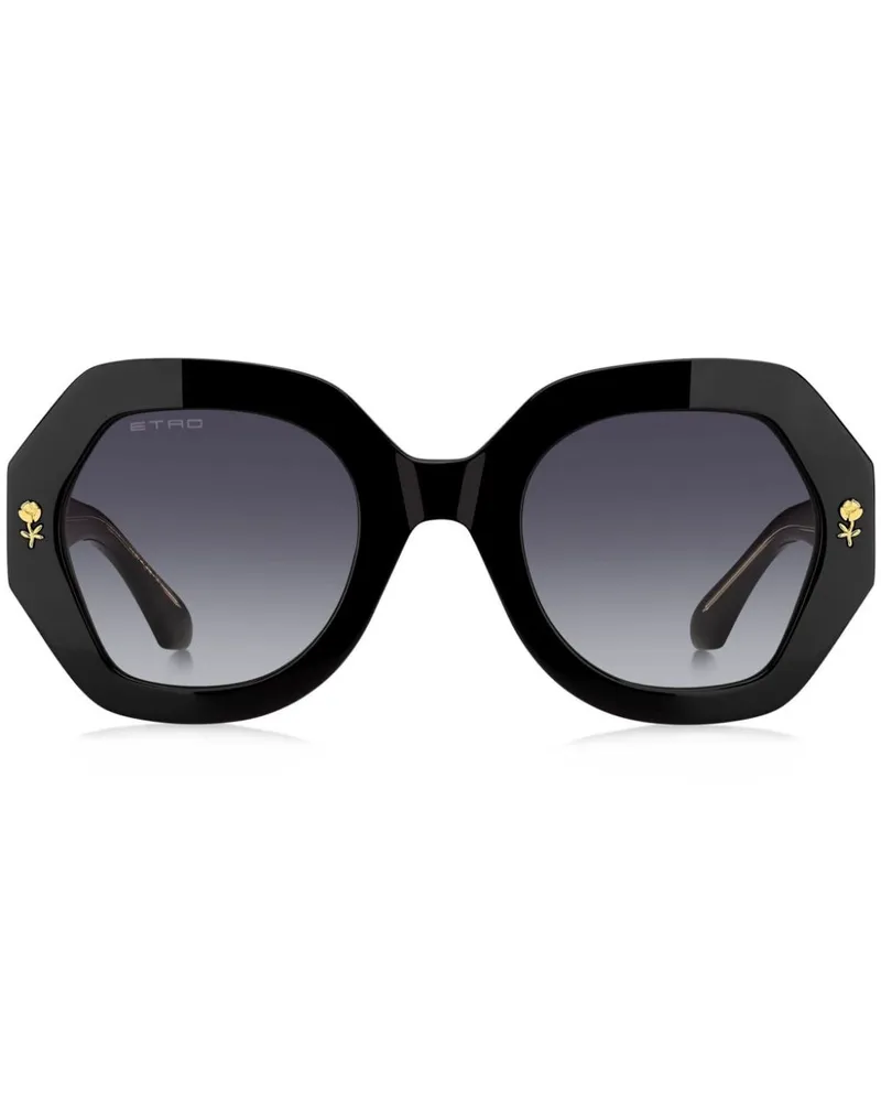Etro mania Sonnenbrille mit Oversized-Gestell - Schwarz Schwarz